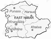 khandwa map
