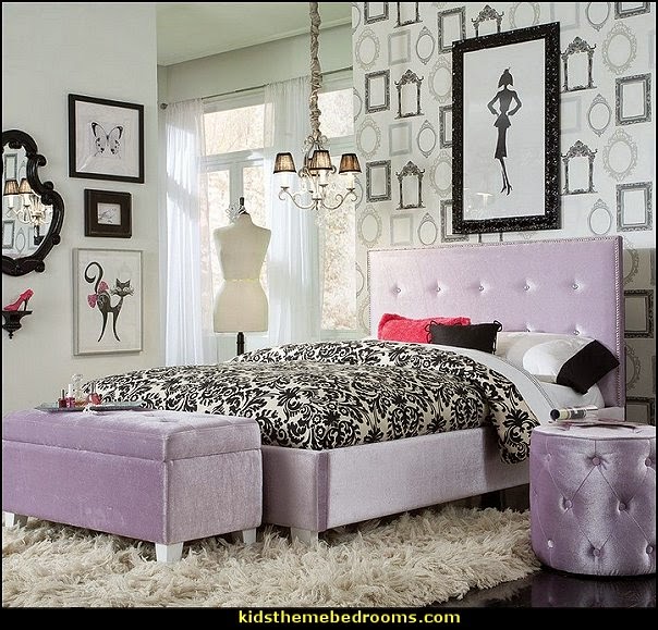 ... theme bedroom ideas-decorating fashionista style theme bedrooms