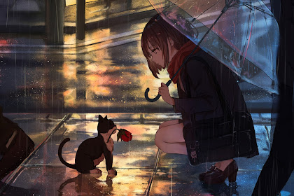 Anime Girl Wallpaper Rain