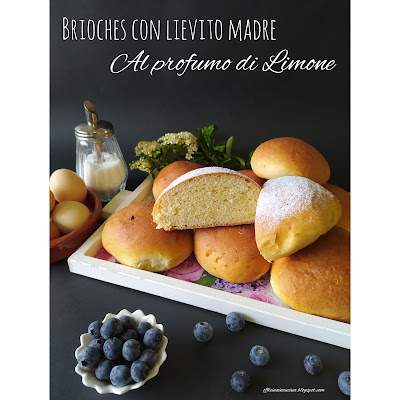 Brioches con lievito madre e Limone