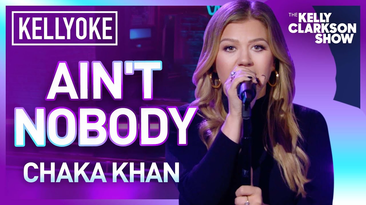 Kelly Clarkson Brings Kellyoke To A Queen Of Funk Visit. Covering Chaka Khan | "Aint Nobody." NEW!! Via, The Kelly Clarkson Show.