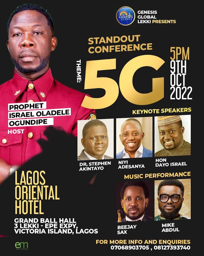 5G Event: Prophet Dele Genesis Returns With Season 3 of Standout Conference 