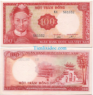 100 đồng việt nam cộng hòa 1966