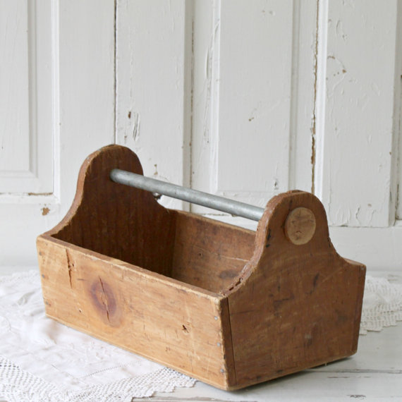 Old Wooden Tool Box