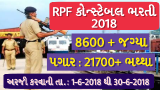 RRB Police constable 9739 bharti 2018 | RPF/ RPSF Constable & SI Recruitment 2018