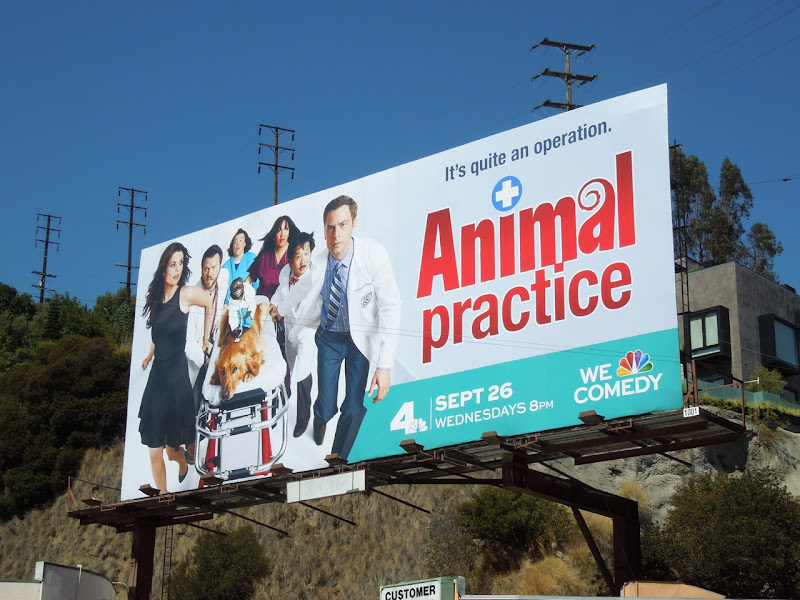 Animal Practice season 1 billboard Sunset Strip