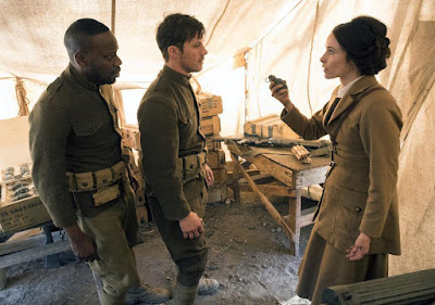 Timeless Season 2 Abigail Spencer, Malcolm Barrett and Matt Lenter Image 3