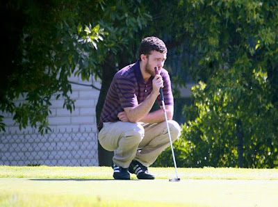 Justin Timberlake and Mom goes golfing once again