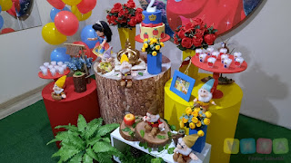 Decoração festa infantil Branca de Neve