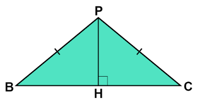 BP=CPの二等辺三角形