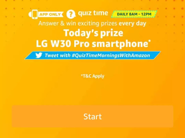 Amazon Quiz Answers for Today: 6th May 2020