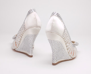 Wedge Wedding Shoes Ivory on Latest Bridal Wedding Shoes