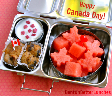 Canada Day Snack in PlanetBox Shuttle