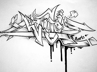 Graffiti art arrow