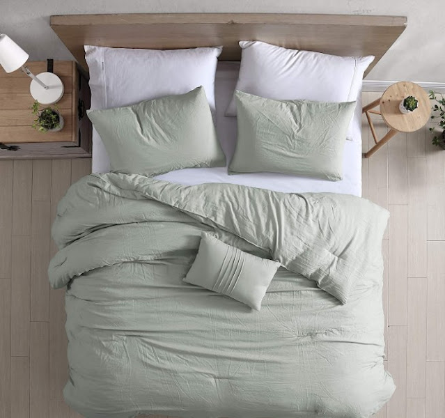 sage green comforter set full