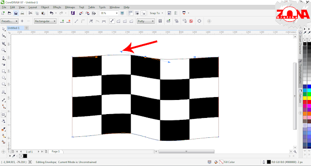 Cara Membuat Bendera Racing dengan Corel Draw X7