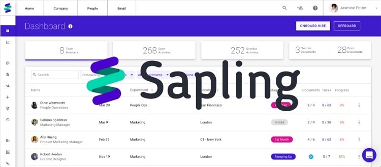 Sapling HR review pricing specifications and other features
