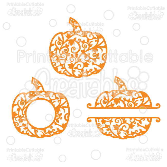 Download Free Pumpkin Set Of Silhouette Design Files Silhouette School