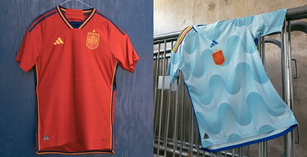 Authentic Spain 2022 World Cup Training Kit Released - Laser-Cut  Ventilation Holes - Footy Headlines