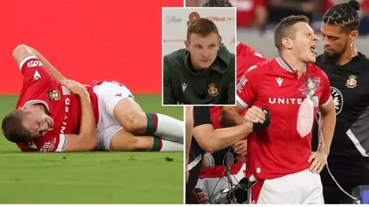Wrexham striker Paul Mullin is ignoring medical advice after suffering punctured lung