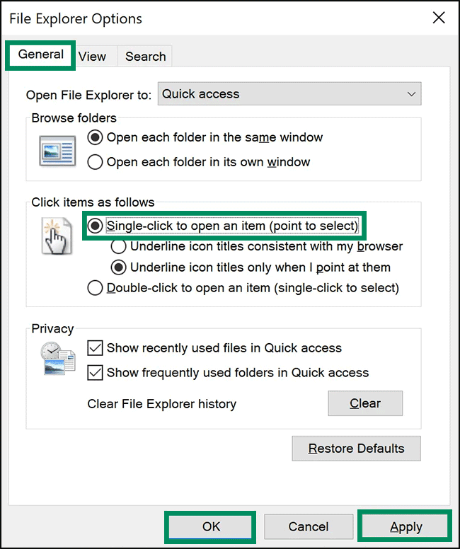 2-File-Explorer-Options-Single-click-to-open-an-item