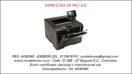 IMPRESORA HP PRO 400