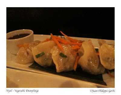 Image of Vegetable dumplings at Vynl in Hell's Kitchen NYC, New York