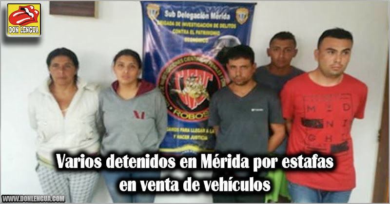 Varios detenidos en Mérida por estafas en venta de vehículos