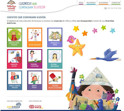 http://bibliotecainfantil.fundaciononce.es/es/home.html