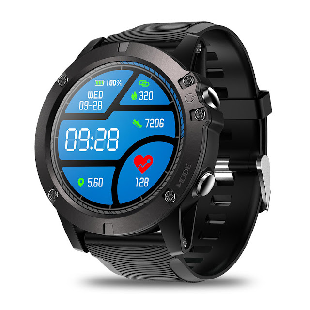 Zeblaze VIBE 3 Pro Full Round Touch Optical Heart Rate Tracking Weather Display Smart Watch