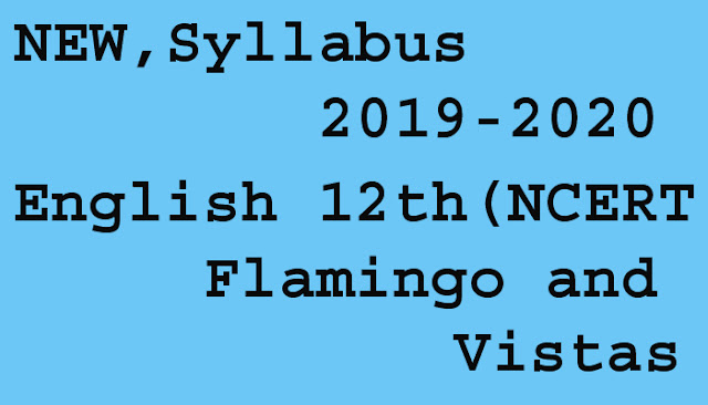 Class 12th English Syllabus 