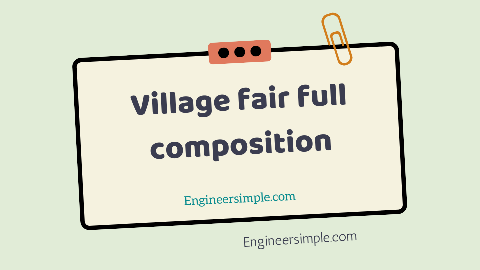 village fair full composition