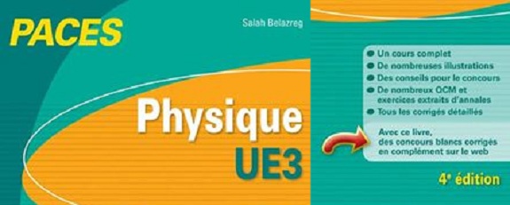 Télécharger | PACES  Physique UE3 avec QCM & Exercices Corrigés et Commentés PDF