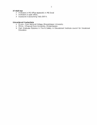 Administration Executive and Senior Accountant Resume 3