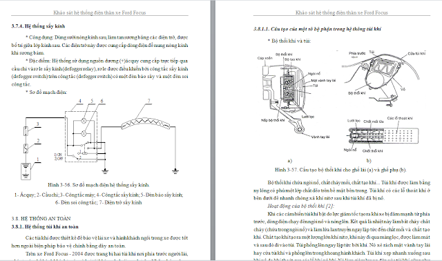 Đồ án khảo sát hệ thống điện thân xe FORD FOCUS