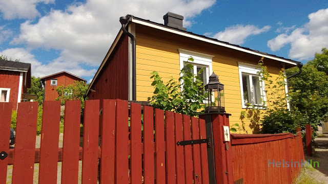 wooden house in the old town of Porvoo