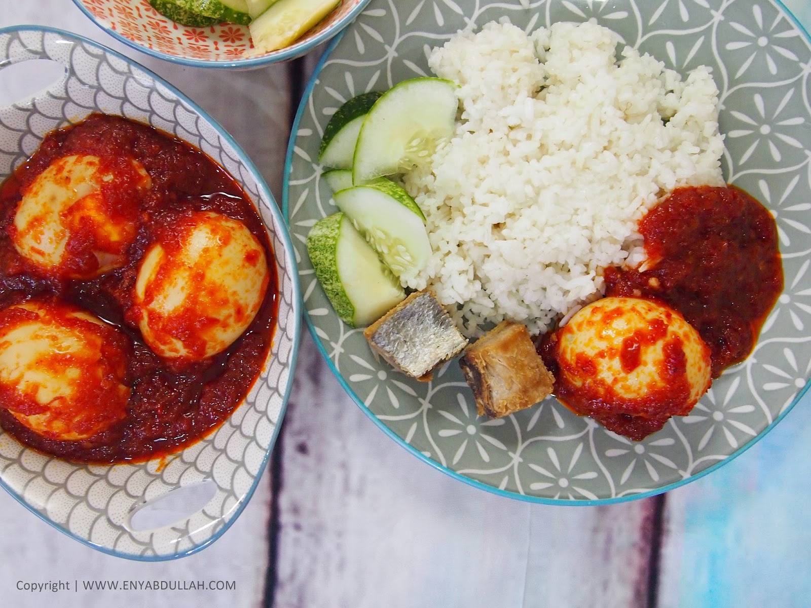 Resepi Sambal Telur Mudah  EnyAbdullah.Com