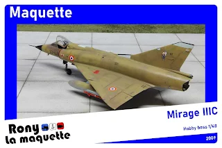 Maquette du Mirage IIIC d’Hobby Boss au 1/48.