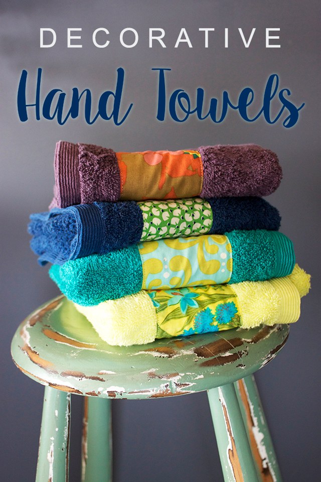 decorative hand towels to make
