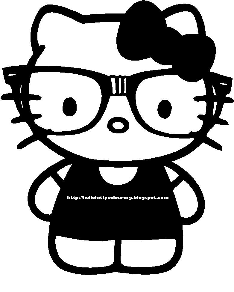 coloriage gratuit hello kitty