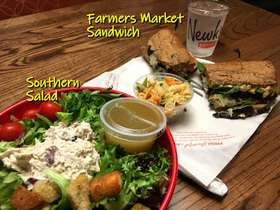 Southern Salad and Farmer's Market Sandwich, Newk's Eatery, Chattanooga