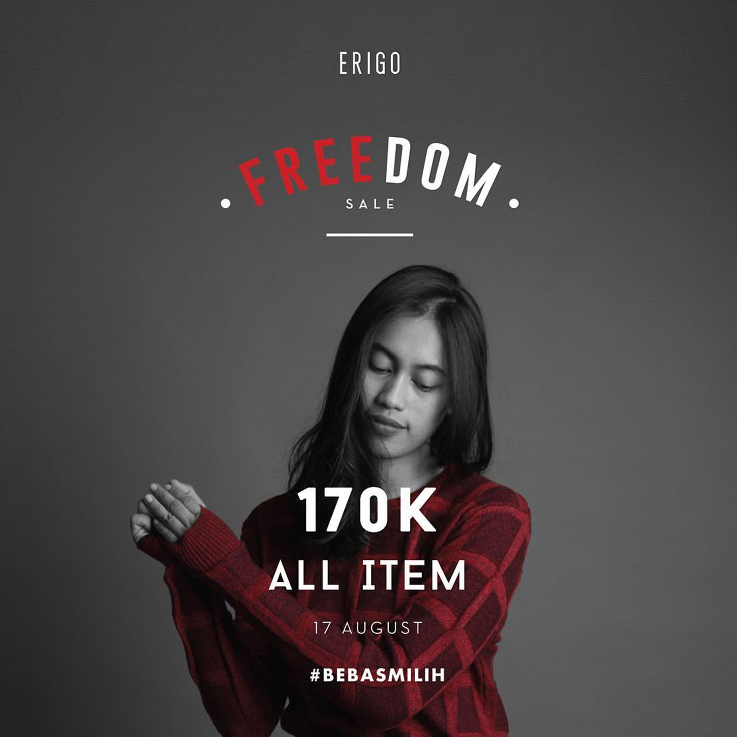 NHBL Erigo  Exhibits Indonesian  Love with Freedom Sale