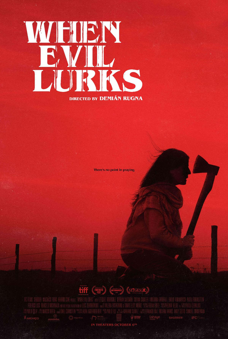 WHEN EVIL LURKS poster