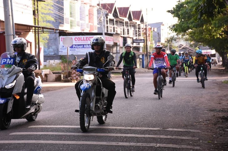 Tingkatkan Imun Prajurit Korem 141/Tp, dan Balakrem 141/Tp. Laksanakan Olahraga Sepeda Santai