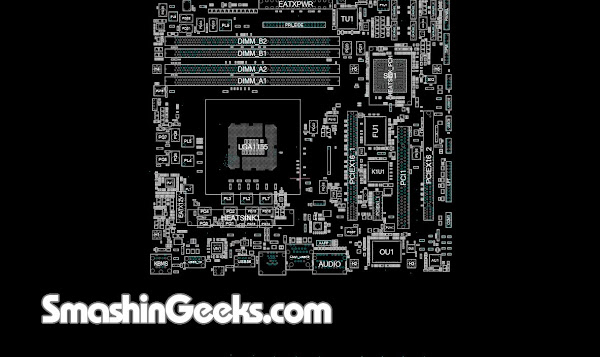 Free Asus P8P67-M 59MB0620-MB0A0MS Rev 1.03W Schematic Boardview
