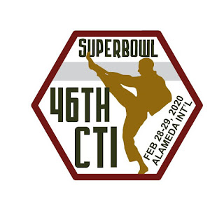 The patch from the CTI Superbowl, a martial arts tournament