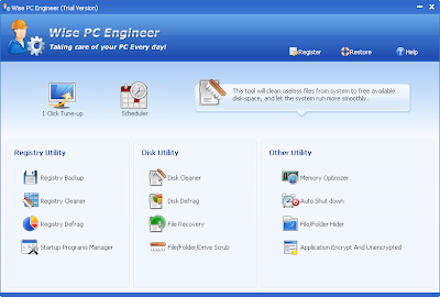 Wise PC Engineer - System Utilities for Performing Different Tasks on Your PC