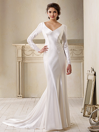 Front view of copy of Bella 39s wedding dress by Alfred Angelo