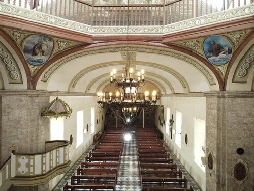 Interior of the Caysasay Church