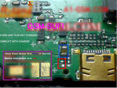 T628 & D3000  Charging problem Solution